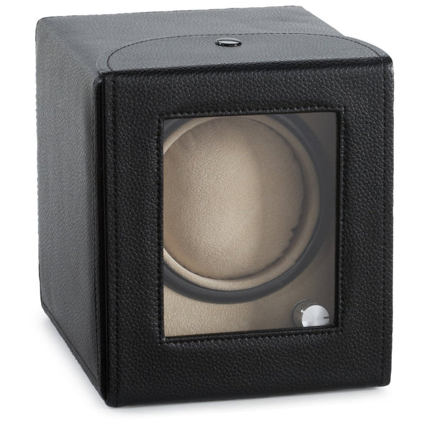 Diplomat Black Leather Single Watch Winder
