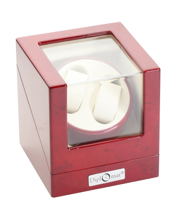 Diplomat Rosewood Double Watch Winder