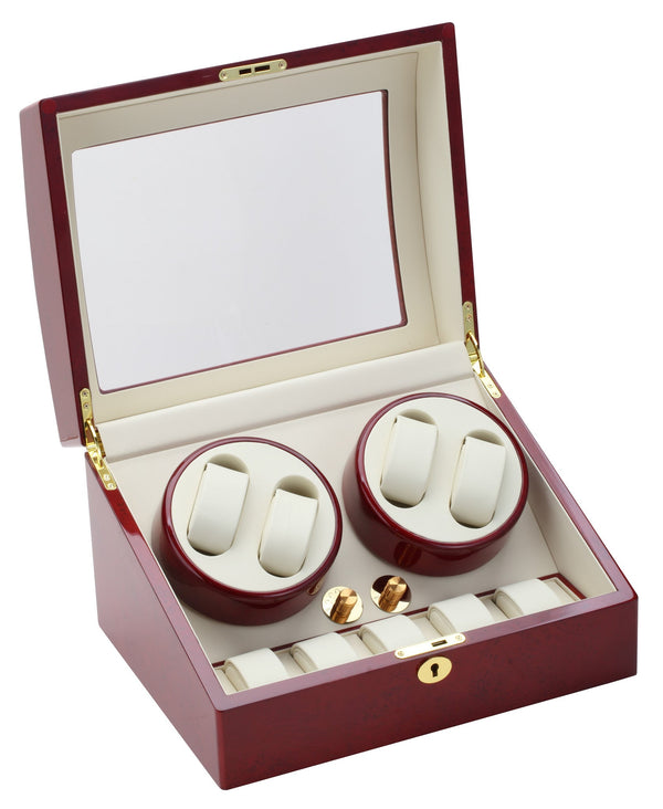 Diplomat Rosewood Four Watch Winder