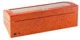 Diplomat Burl Wood Eight Watch Winder