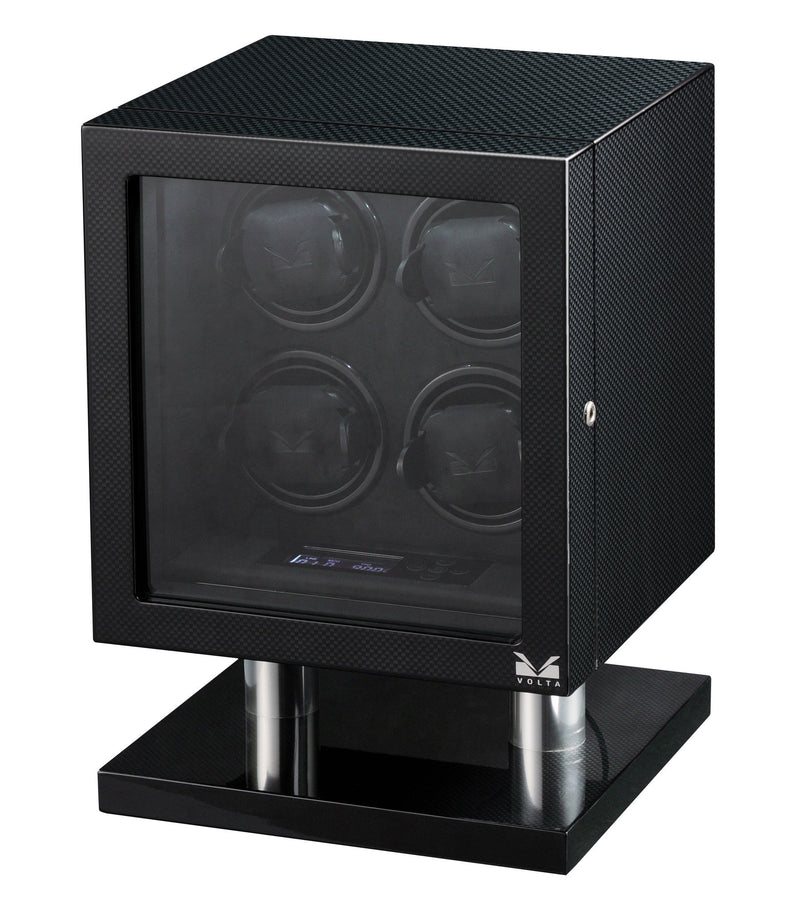 Volta Carbon Fiber Four Watch Winder