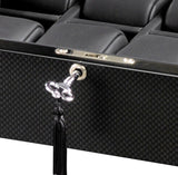 Volta 8 Carbon Fiber Watch Box With Glass Top