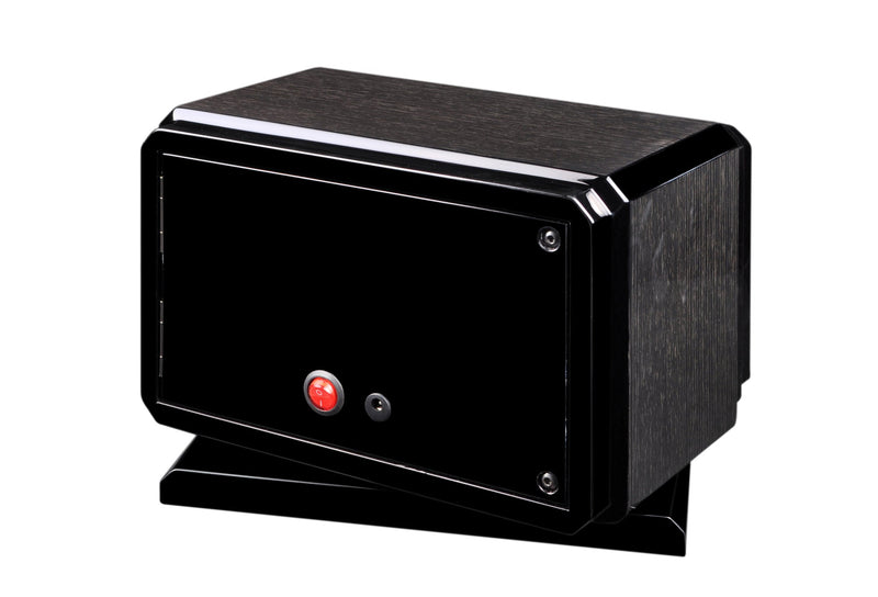 Volta Black Oak Double Watch Winder with Rotation Base