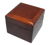 Single Genuine Mahogany Wood Watch Box